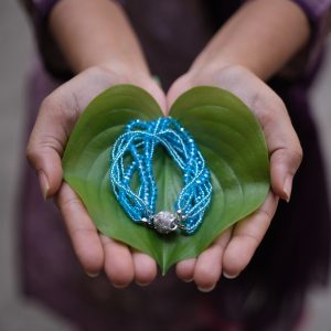 Turquoise Lucknow Beads Bracelet